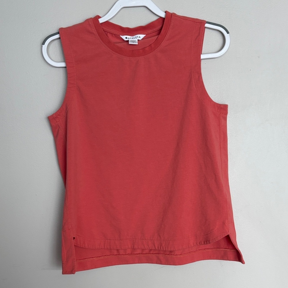 Athleta Coral Women’s Sleeveless Muscle Tank Top Size Small